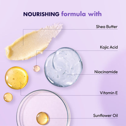 Brightening Cherry Lip Balm with Shea Butter, Kojic Acid & Niacinamide