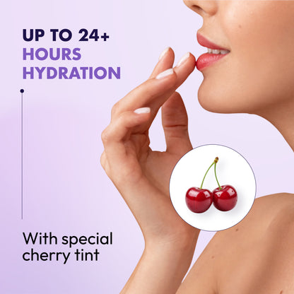 Brightening Cherry Lip Balm with Shea Butter, Kojic Acid & Niacinamide