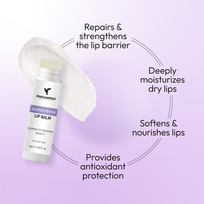 Barrier Repair Lip Balm for Deeply Nourished & Damage-Free Lips