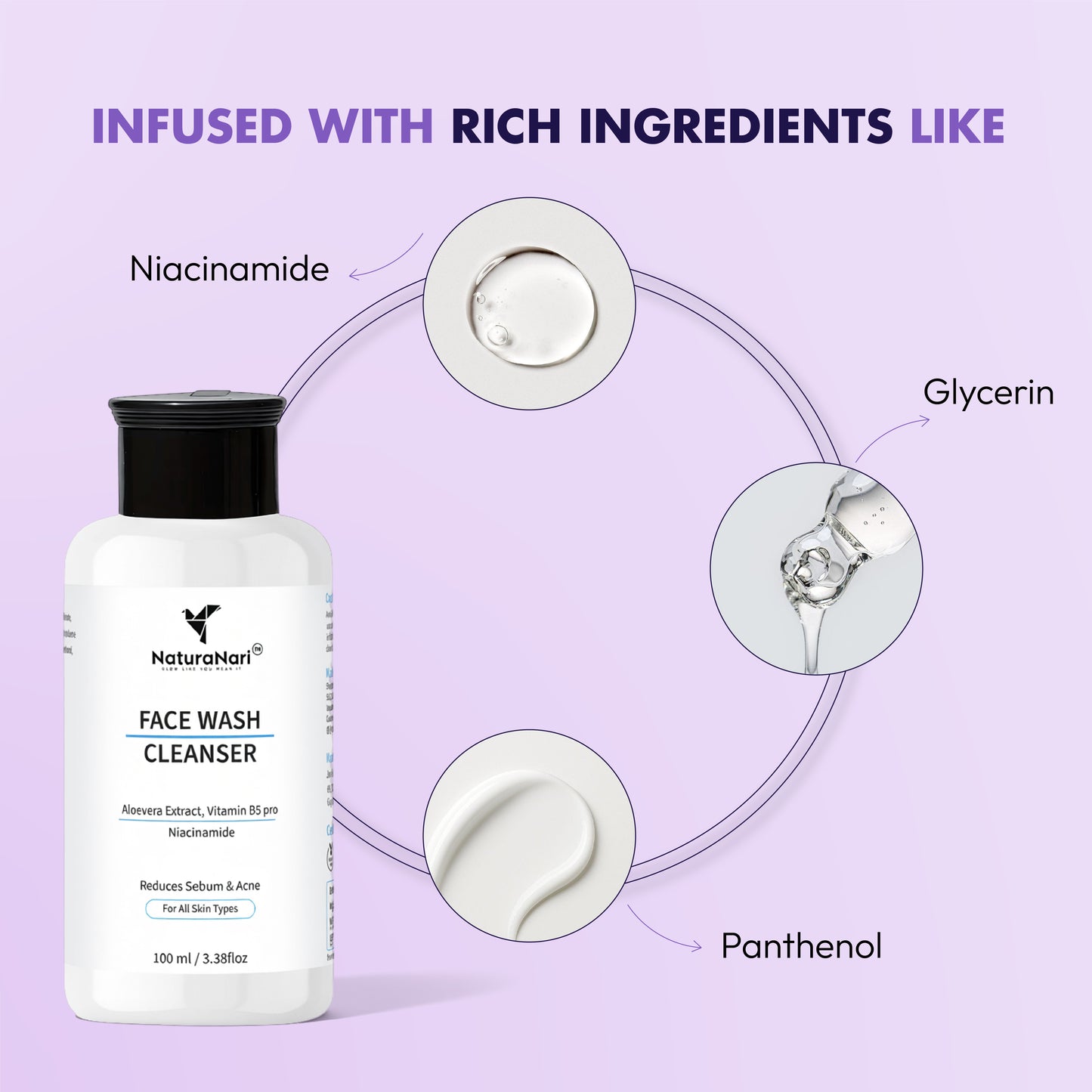Ultra smooth daily face cleanser with Niacinamide