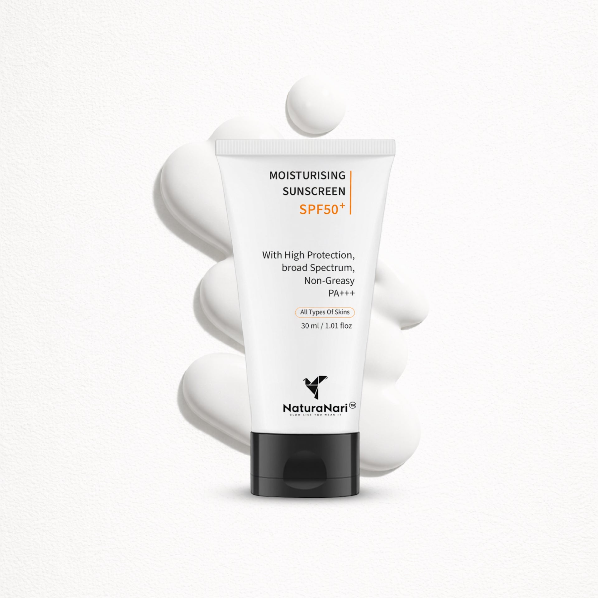 2 In 1 Moisturising Sunscreen SPF 50+ PA+++ – Non-Greasy Broad Spectrum Sun Protection for All Skin Types