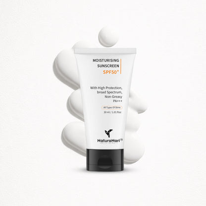 2 In 1 Moisturising Sunscreen SPF 50+ PA+++ – Non-Greasy Broad Spectrum Sun Protection for All Skin Types